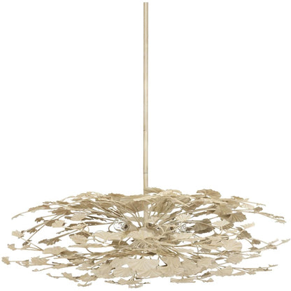 Currey and Company Maidenhair 5 Light 40" Wide Semi-flush Ceiling Fixture