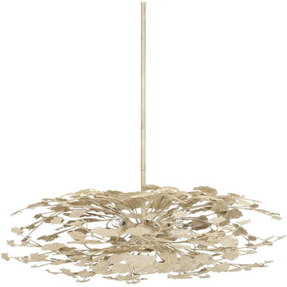 Currey and Company Maidenhair 5 Light 40" Wide Semi-flush Ceiling Fixture