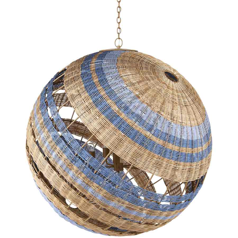 Currey and Company 5 Light 48" Wide Globe Chandelier