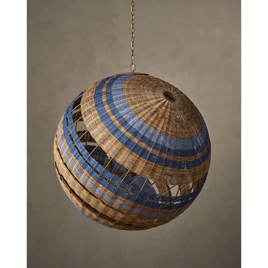 Currey and Company 5 Light 48" Wide Globe Chandelier