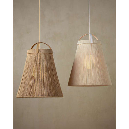 Currey and Company Parnell 28" Wide Wrought Iron Pendant with Kraft Paper Shade