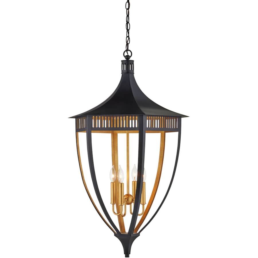 Currey and Company Wycombe 4 Light 24" Wide Taper Candle Pendant