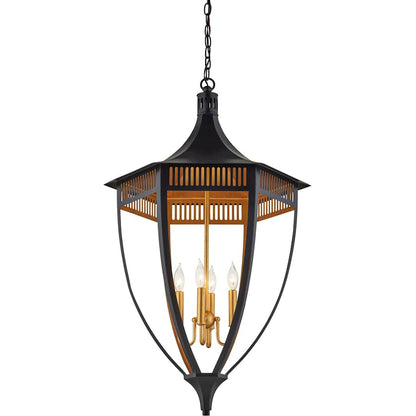 Currey and Company Wycombe 4 Light 24" Wide Taper Candle Pendant