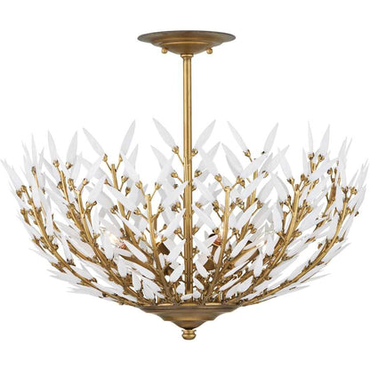 Currey and Company Magnum Opus 4 Light 23" Wide Semi-Flush Bowl Ceiling Fixture