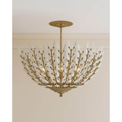 Currey and Company Magnum Opus 4 Light 23" Wide Semi-Flush Bowl Ceiling Fixture