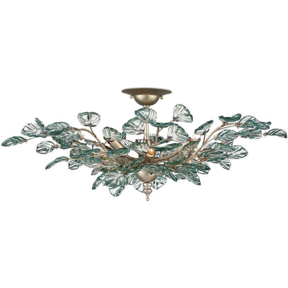 Currey and Company Baobab 8 Light 34" Wide Semi-flush Ceiling Fixture