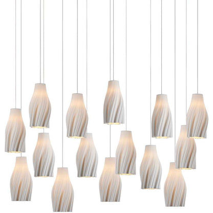 Currey and Company Posh 15 Light 48" Wide Linear Pendant
