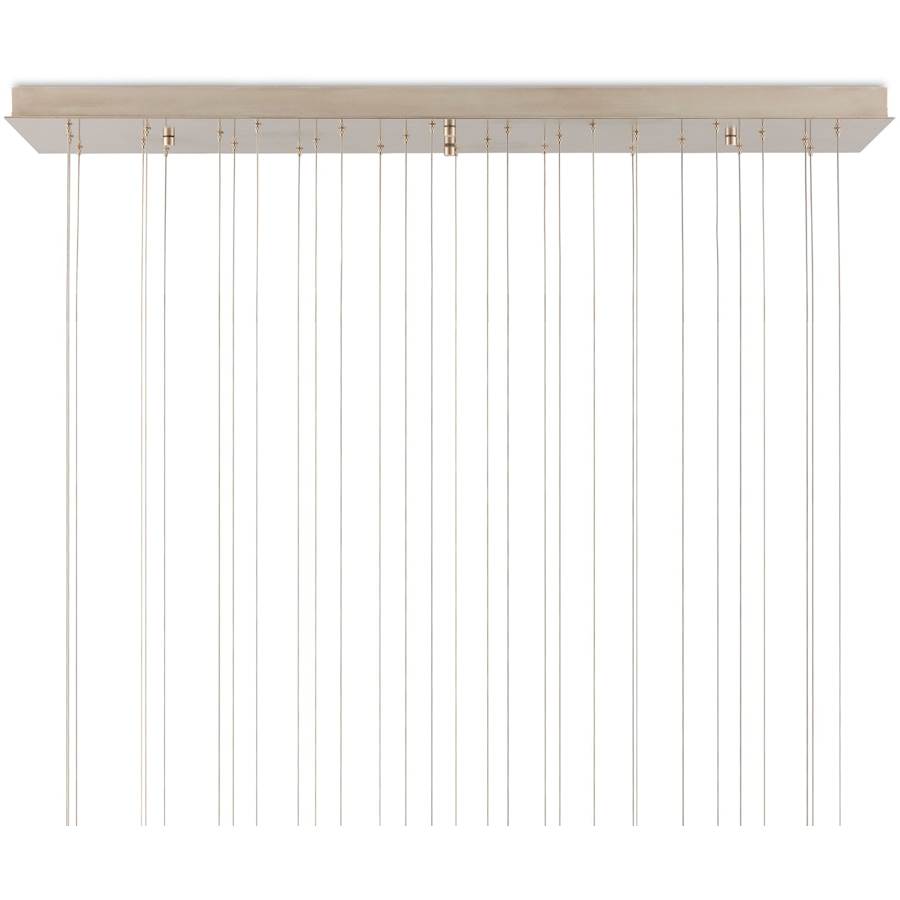 Currey and Company Posh 30 Light 54" Wide Linear Pendant