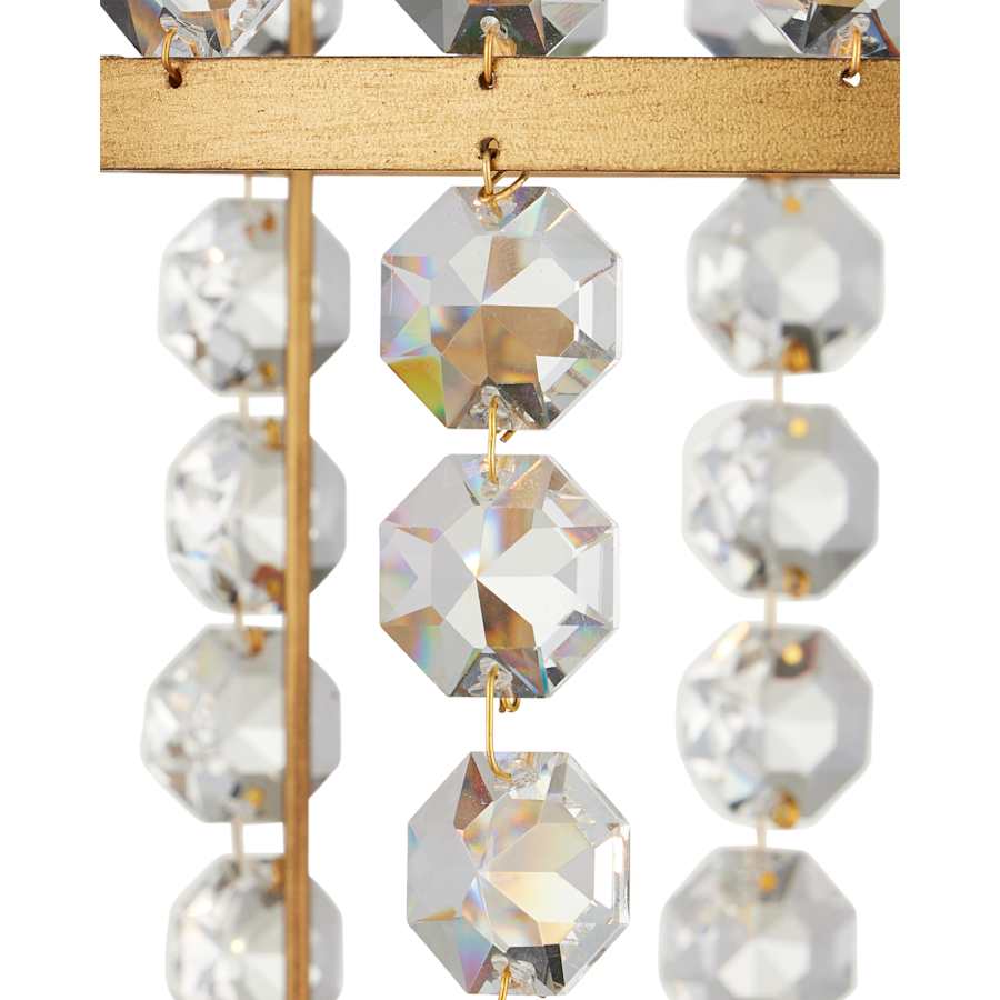 Currey and Company Bradshaw 4 Light 20" Wide Crystal Pendant