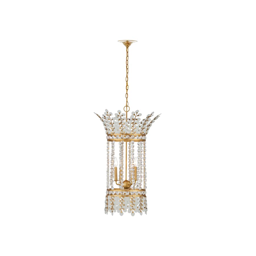 Currey and Company Bradshaw 4 Light 20" Wide Crystal Pendant