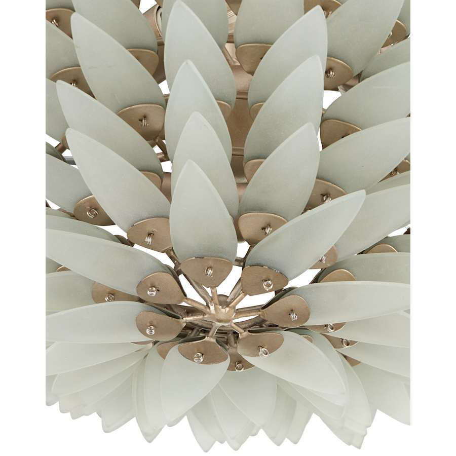 Currey and Company Dahlia 3 Light 22" Wide Semi-Flush Bowl Ceiling Fixture