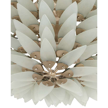 Currey and Company Dahlia 3 Light 22" Wide Semi-Flush Bowl Ceiling Fixture