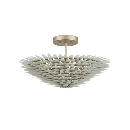Currey and Company Dahlia 3 Light 22" Wide Semi-Flush Bowl Ceiling Fixture