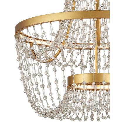 Currey and Company Mademoiselle 22" Wide Semi-Flush Ceiling Fixture