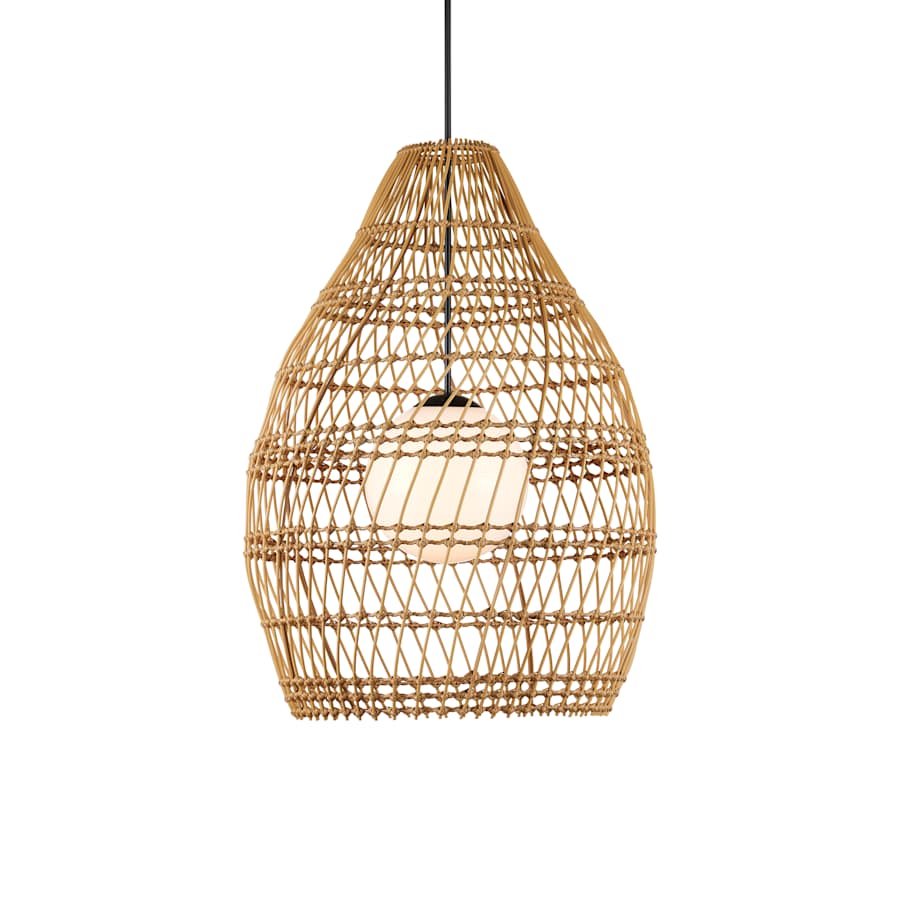 Currey and Company Fishtrap 30" Wide Outdoor Pendant