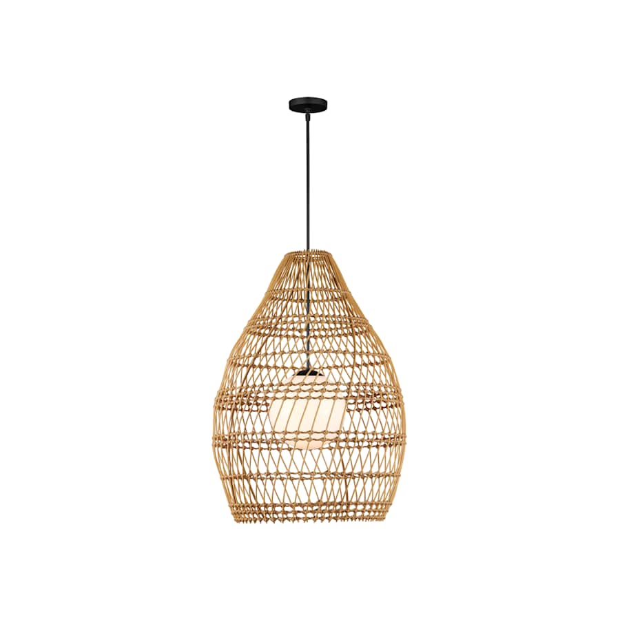 Currey and Company Fishtrap 30" Wide Outdoor Pendant