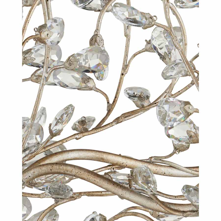 Currey and Company Crystal Bud 28" Wide 6 Light 1 Tier Chandelier