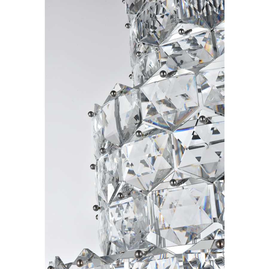 Elegant Lighting Adaline 26 Light 24" Wide Waterfall Chandelier