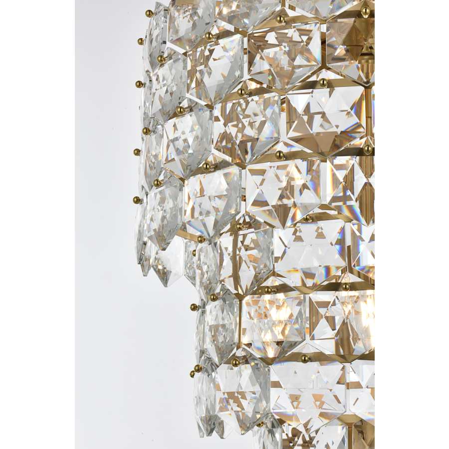 Elegant Lighting Adaline 26 Light 24" Wide Waterfall Chandelier