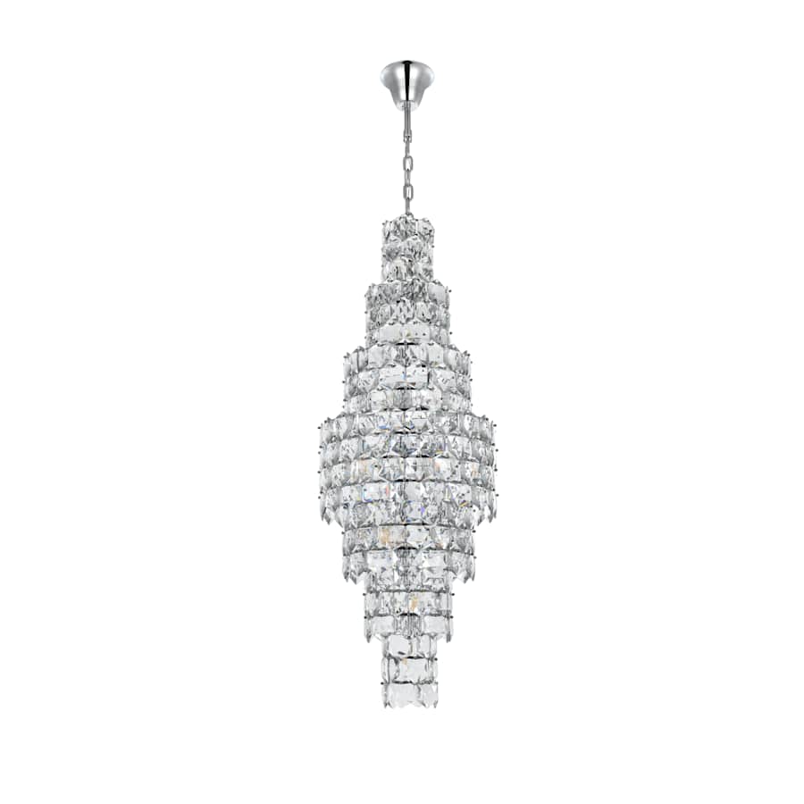 Elegant Lighting Adaline 26 Light 24" Wide Waterfall Chandelier