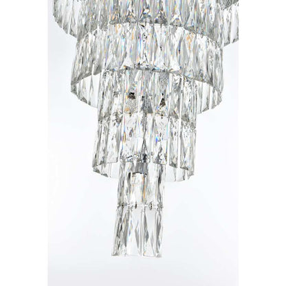Elegant Lighting Josephine 41 Light 32" Wide Waterfall Chandelier