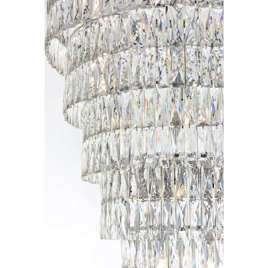 Elegant Lighting Josephine 41 Light 32" Wide Waterfall Chandelier