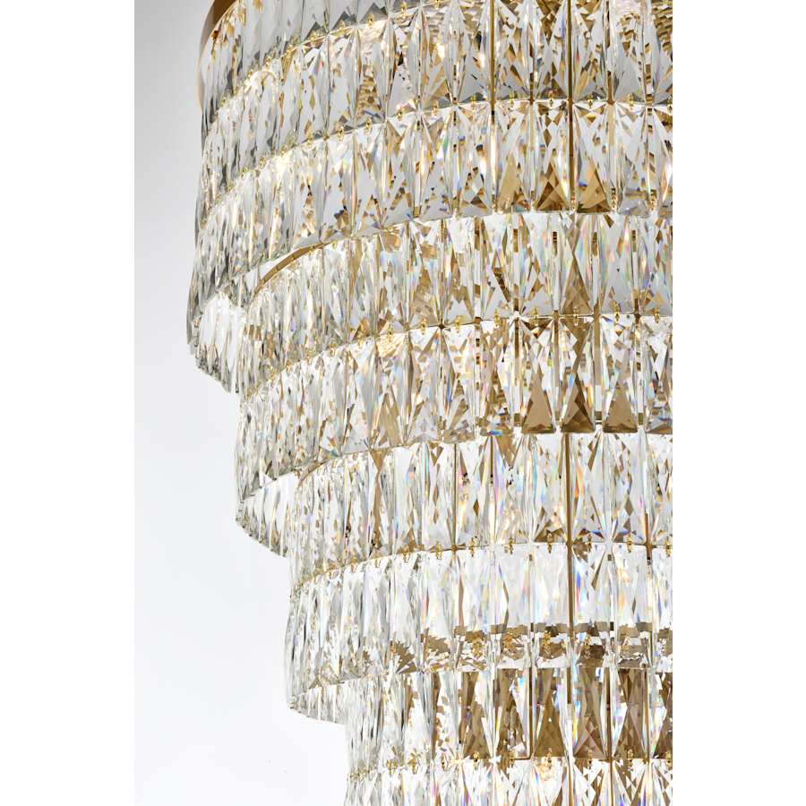 Elegant Lighting Josephine 41 Light 32" Wide Waterfall Chandelier