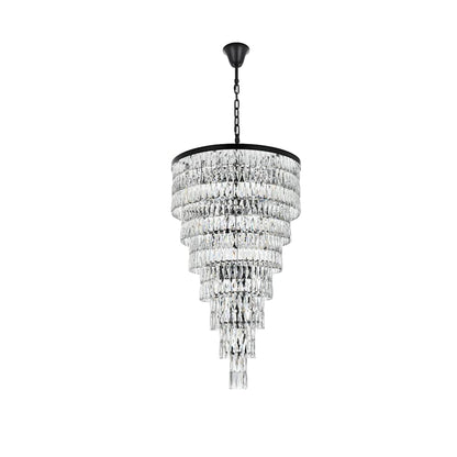 Elegant Lighting Josephine 41 Light 32" Wide Waterfall Chandelier