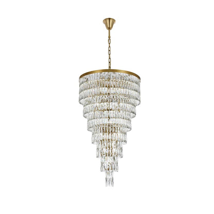 Elegant Lighting Josephine 41 Light 32" Wide Waterfall Chandelier