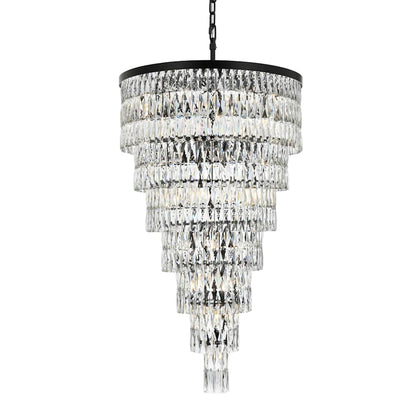 Elegant Lighting Josephine 41 Light 32" Wide Waterfall Chandelier