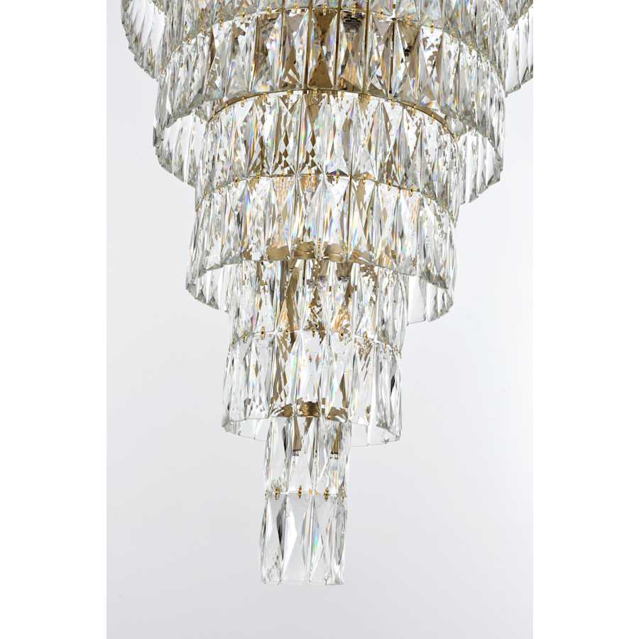 Elegant Lighting Josephine 61 Light 41" Wide Waterfall Chandelier