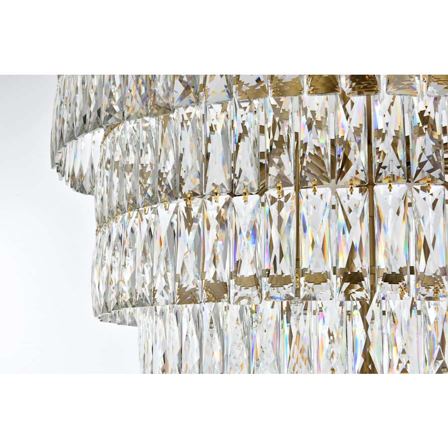 Elegant Lighting Josephine 61 Light 41" Wide Waterfall Chandelier
