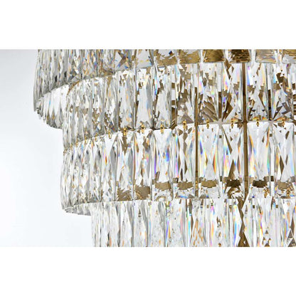 Elegant Lighting Josephine 61 Light 41" Wide Waterfall Chandelier