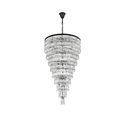 Elegant Lighting Josephine 61 Light 41" Wide Waterfall Chandelier