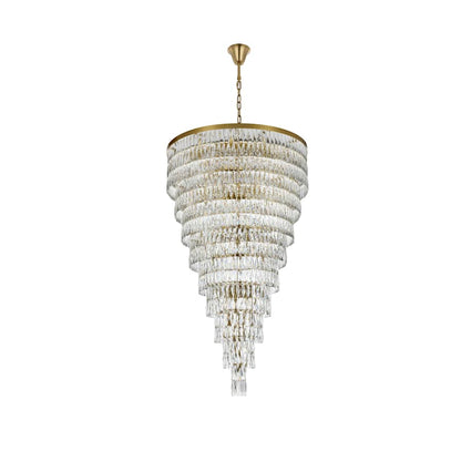 Elegant Lighting Josephine 61 Light 41" Wide Waterfall Chandelier