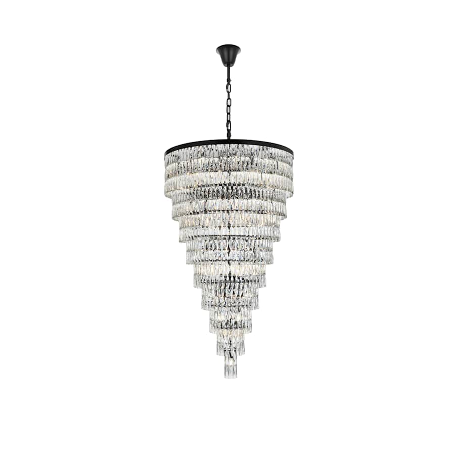 Elegant Lighting Josephine 61 Light 41" Wide Waterfall Chandelier