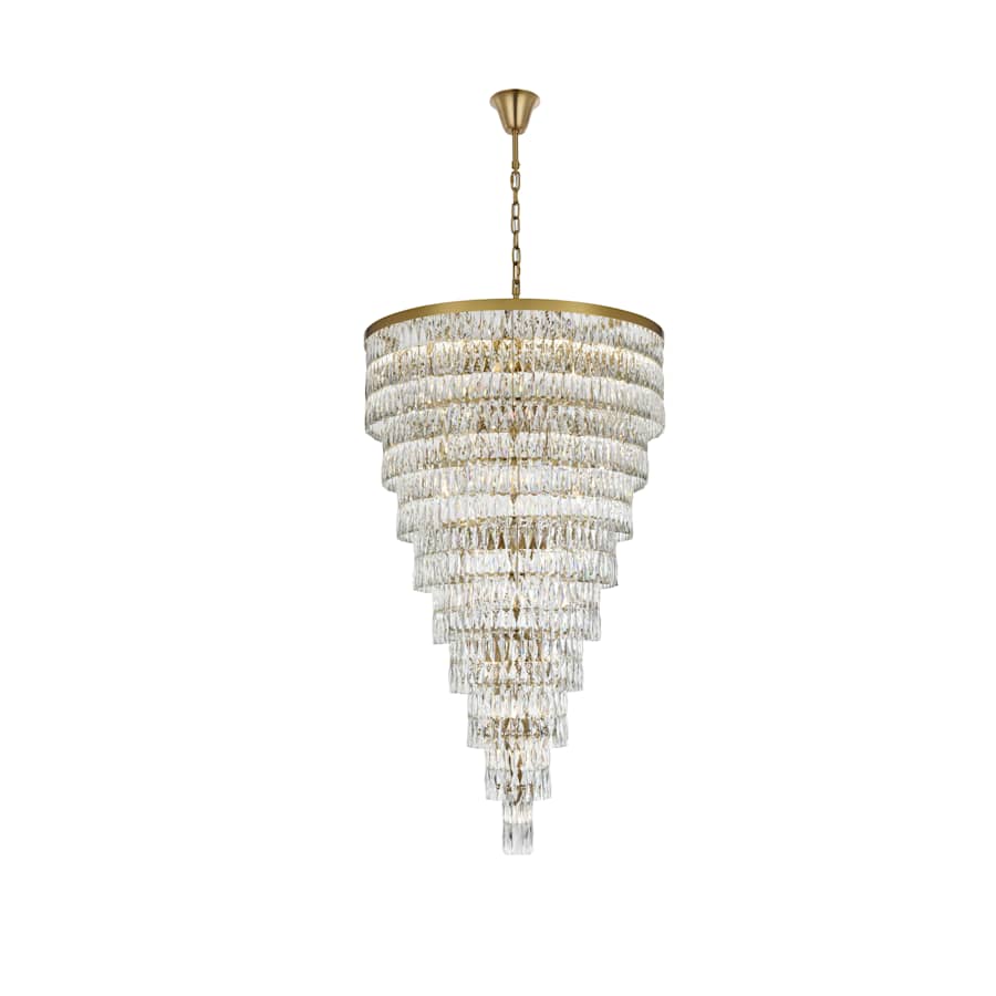 Elegant Lighting Josephine 61 Light 41" Wide Waterfall Chandelier