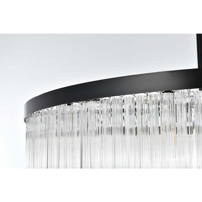 Elegant Lighting Harlow 28 Light 40" Wide Waterfall Chandelier