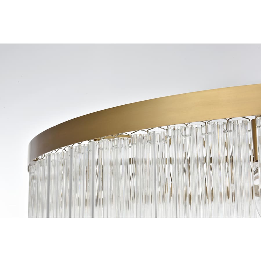 Elegant Lighting Harlow 28 Light 40" Wide Waterfall Chandelier