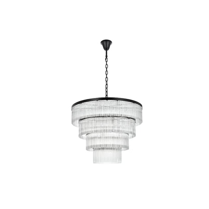 Elegant Lighting Harlow 28 Light 40" Wide Waterfall Chandelier
