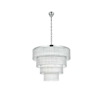 Elegant Lighting Harlow 28 Light 40" Wide Waterfall Chandelier