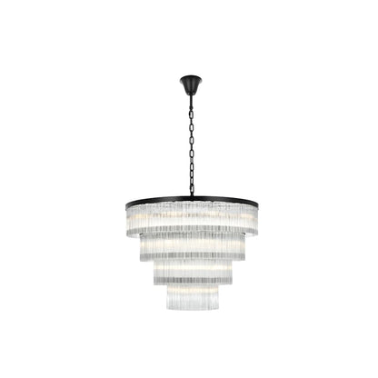 Elegant Lighting Harlow 28 Light 40" Wide Waterfall Chandelier
