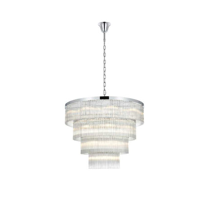 Elegant Lighting Harlow 28 Light 40" Wide Waterfall Chandelier