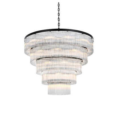 Elegant Lighting Harlow 40 Light 48" Wide Waterfall Chandelier