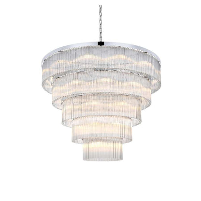 Elegant Lighting Harlow 40 Light 48" Wide Waterfall Chandelier