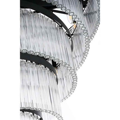 Elegant Lighting Harlow 40 Light 48" Wide Waterfall Chandelier