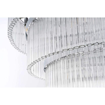 Elegant Lighting Harlow 40 Light 48" Wide Waterfall Chandelier