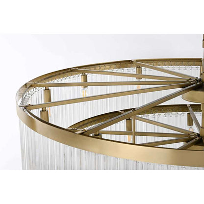 Elegant Lighting Harlow 40 Light 48" Wide Waterfall Chandelier
