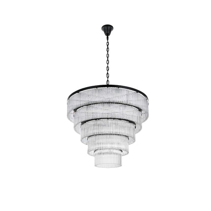Elegant Lighting Harlow 40 Light 48" Wide Waterfall Chandelier