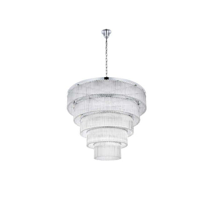 Elegant Lighting Harlow 40 Light 48" Wide Waterfall Chandelier